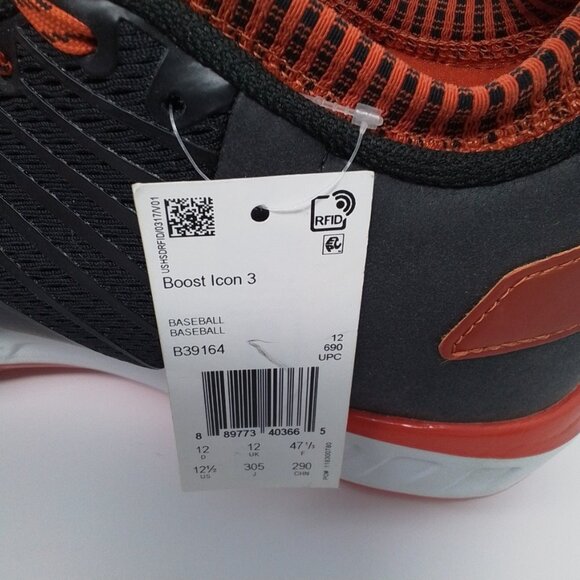 Mens Adidas Boost Icon 3 baseball cleats Sz 12.5 - Picture 7 of 8